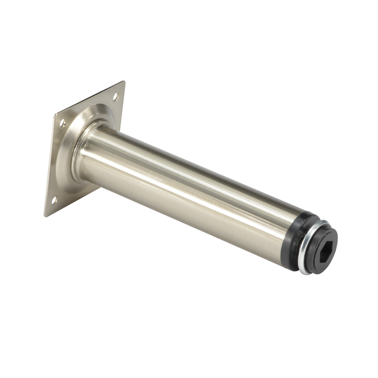 Kalustejalka PROF 30mm 150mm harjattu nikkeli