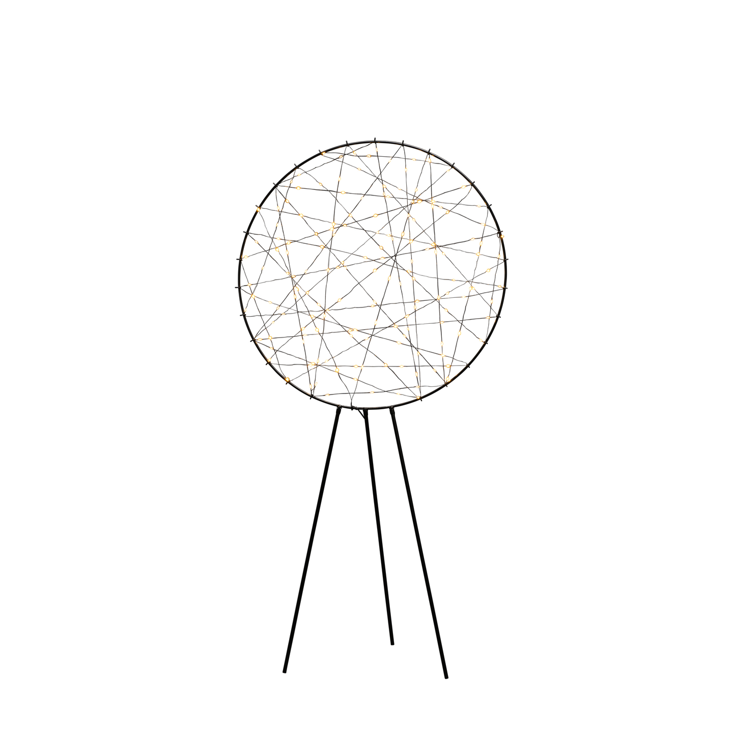 Seisova metallikoriste Konstsmide 60X117cm 160 led amber IP20