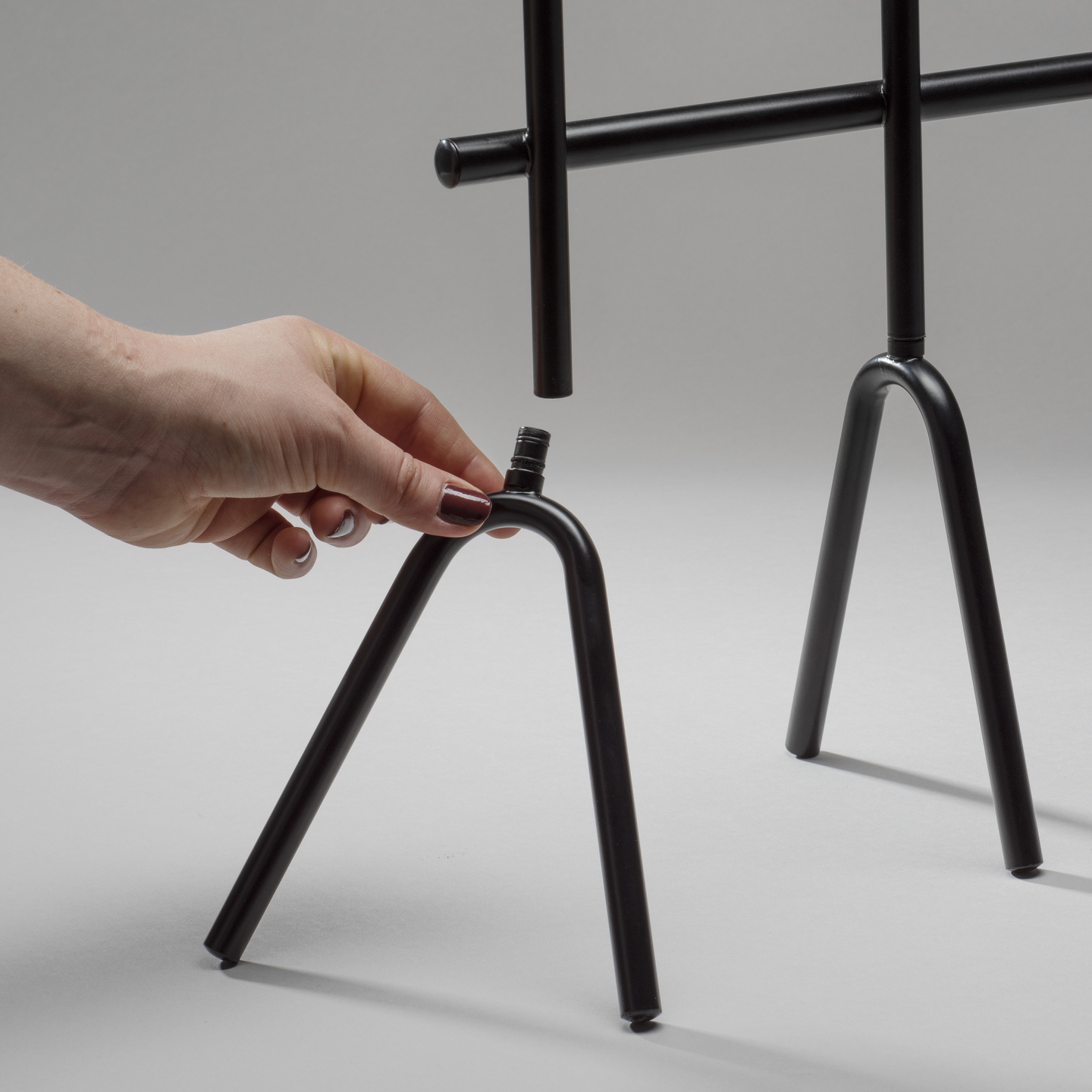 Metallikynttelikkö Konstsmide 4 led 39cm