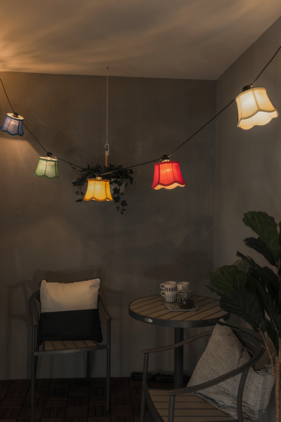 Tivolivalosarja Konstsmide varjostimilla 10led IP44