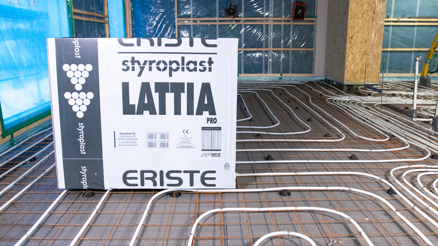 Eristyslevy Styroplast EPS 100 ProLattia 100x1000x1200 6m²