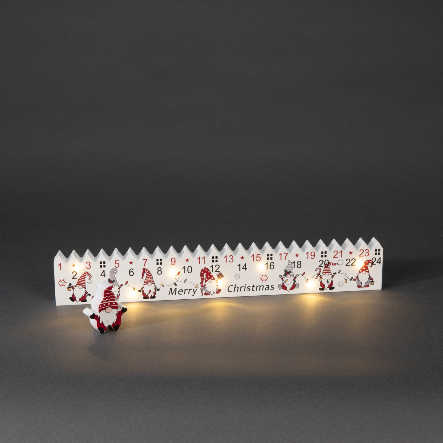 Puinen Kalenteri Konstsmide 7 led ajastin 6H 2XAAA