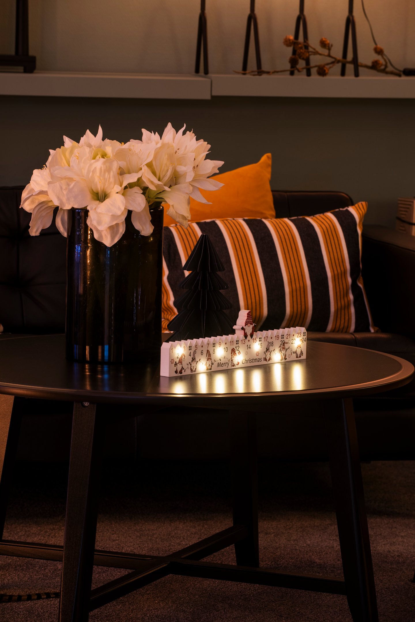 Puinen Kalenteri Konstsmide 7 led ajastin 6H 2XAAA