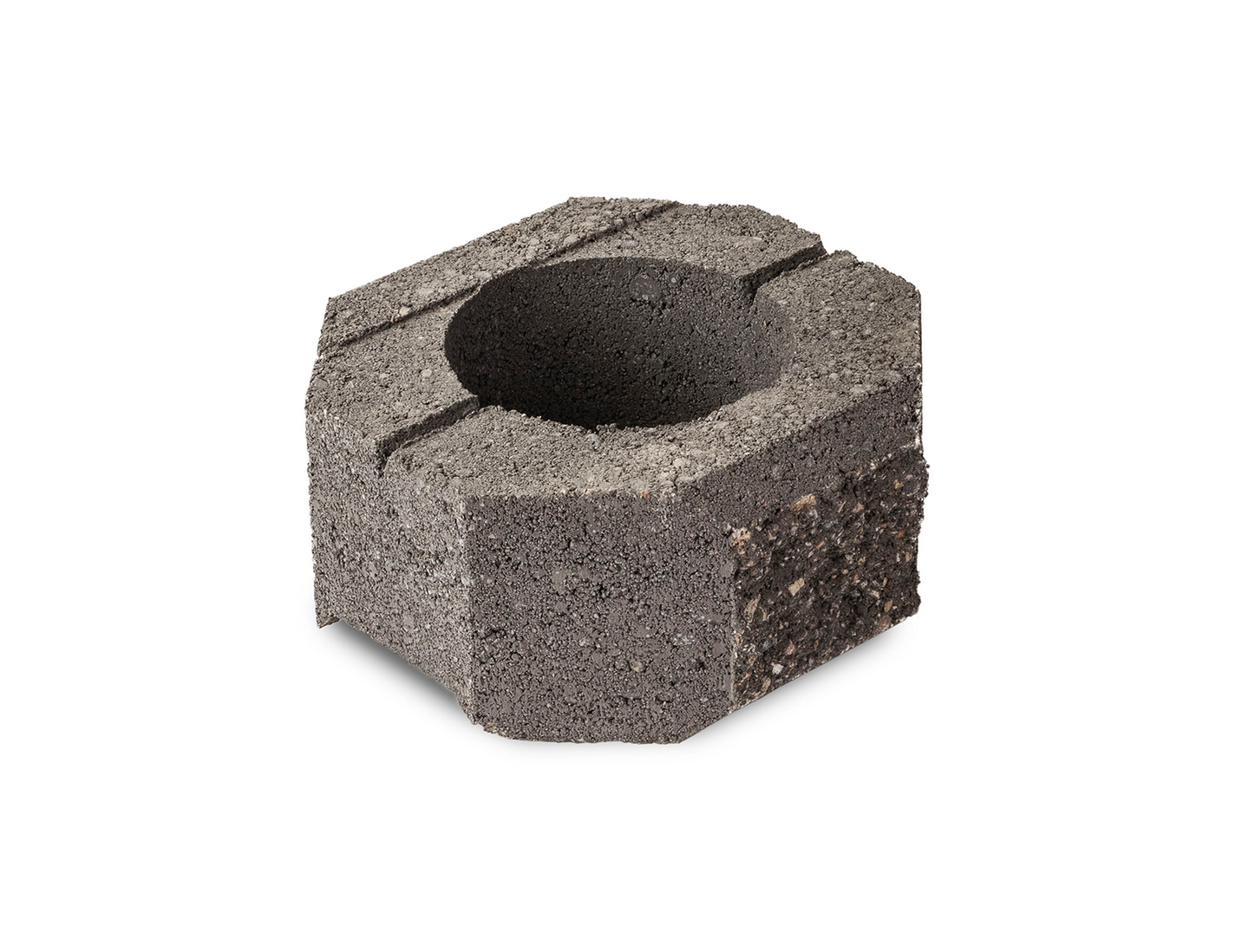 Vallikivi päätykivi HB 215x215x100mm musta 60kpl/lava 340kg/lava