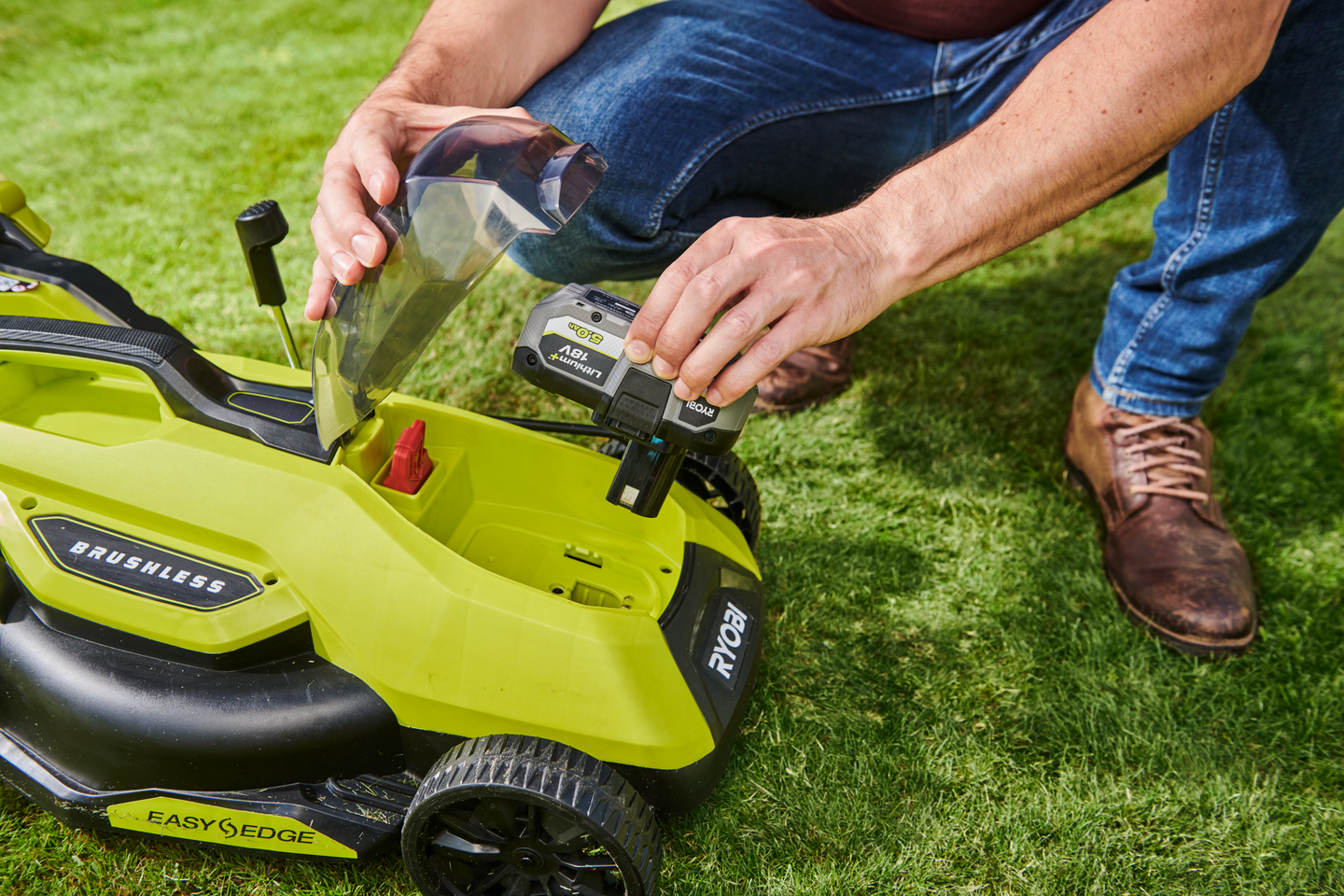 Akkuruohonleikkuri Ryobi RY18LMX33A-150 18V ONE+ 1x5,0Ah