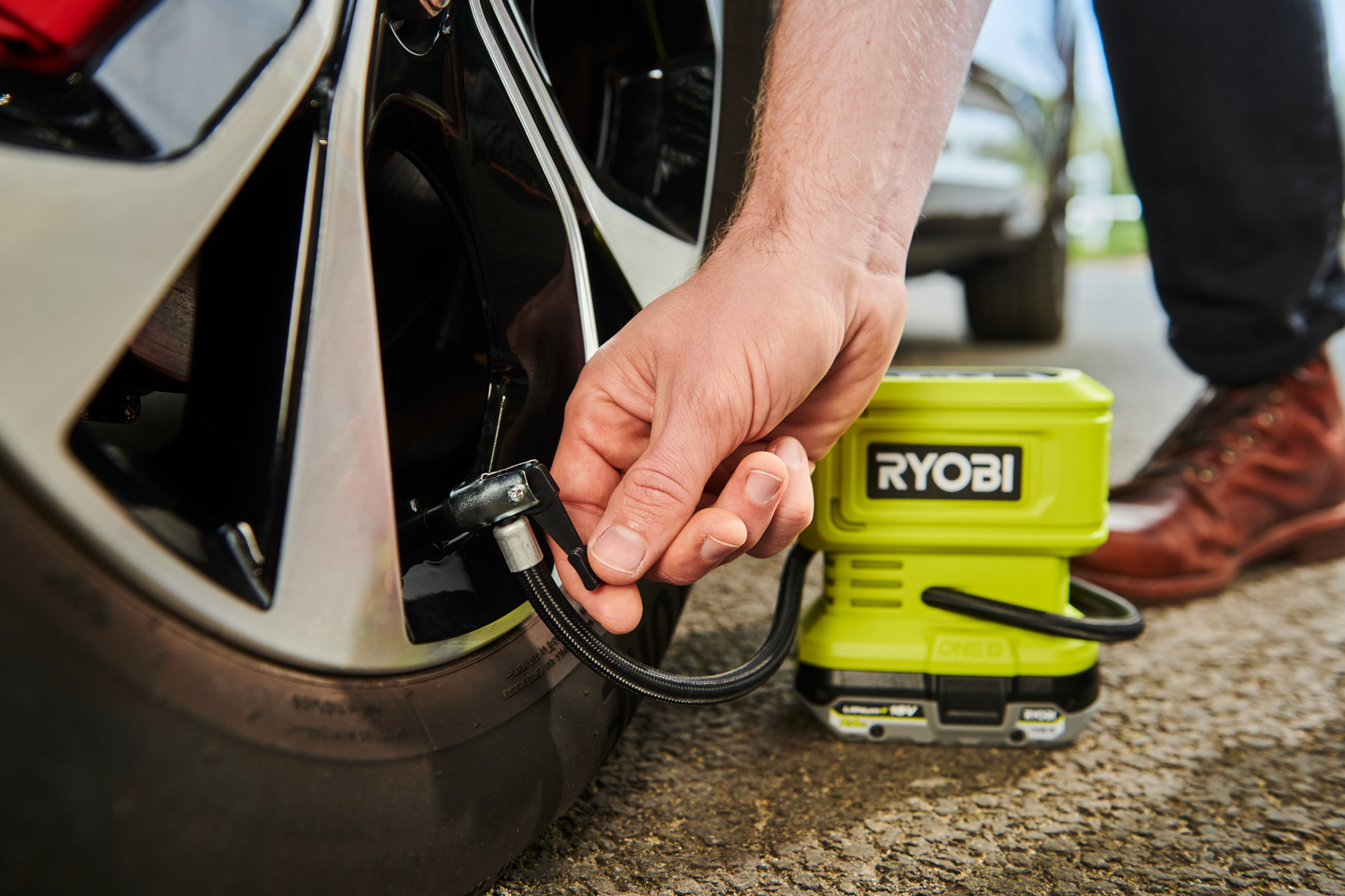 Akkuilmapumppu Ryobi RPI18-0 18V ONE+ runko