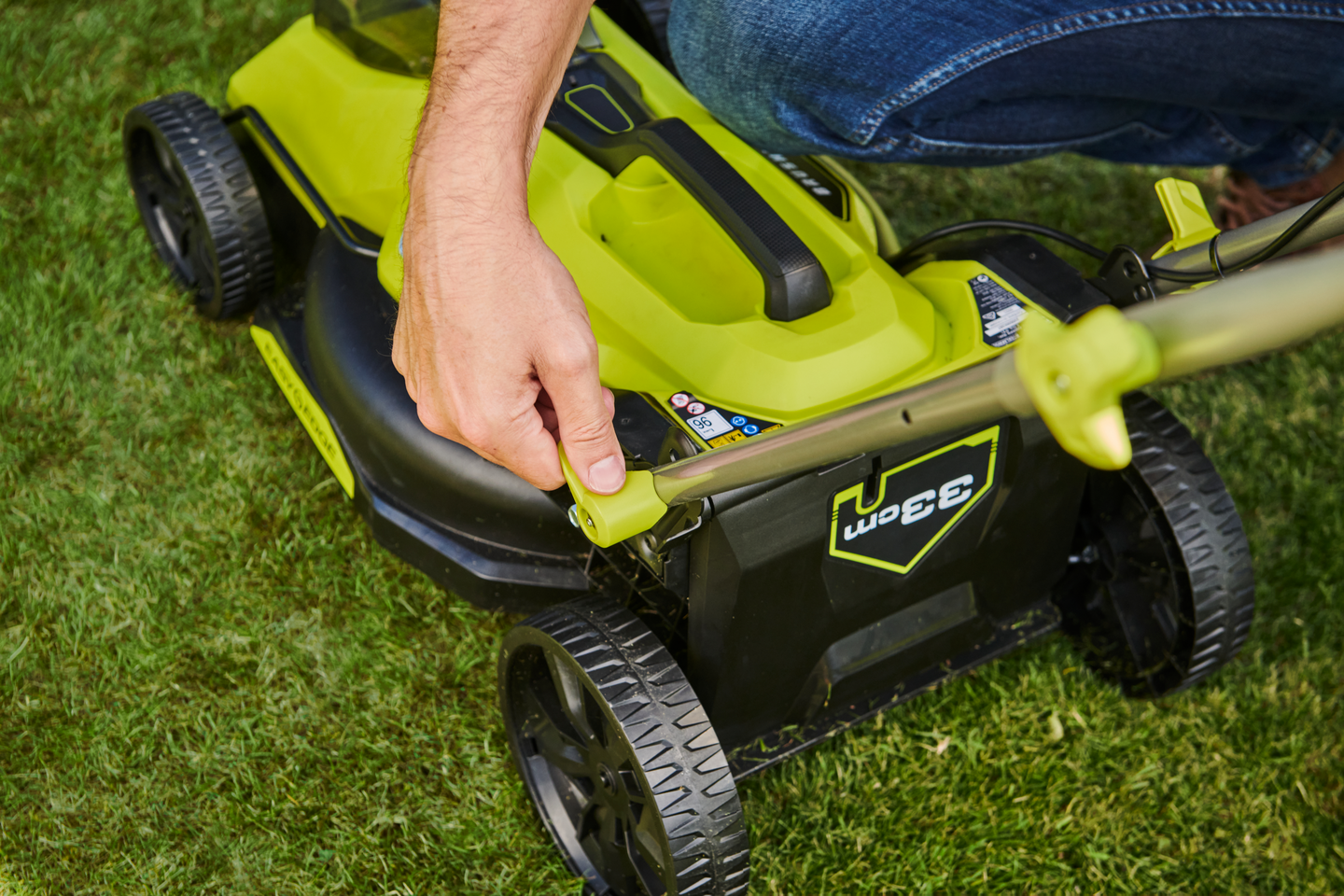 Akkuruohonleikkuri Ryobi RY18LMX33A-150 18V ONE+ 1x5,0Ah