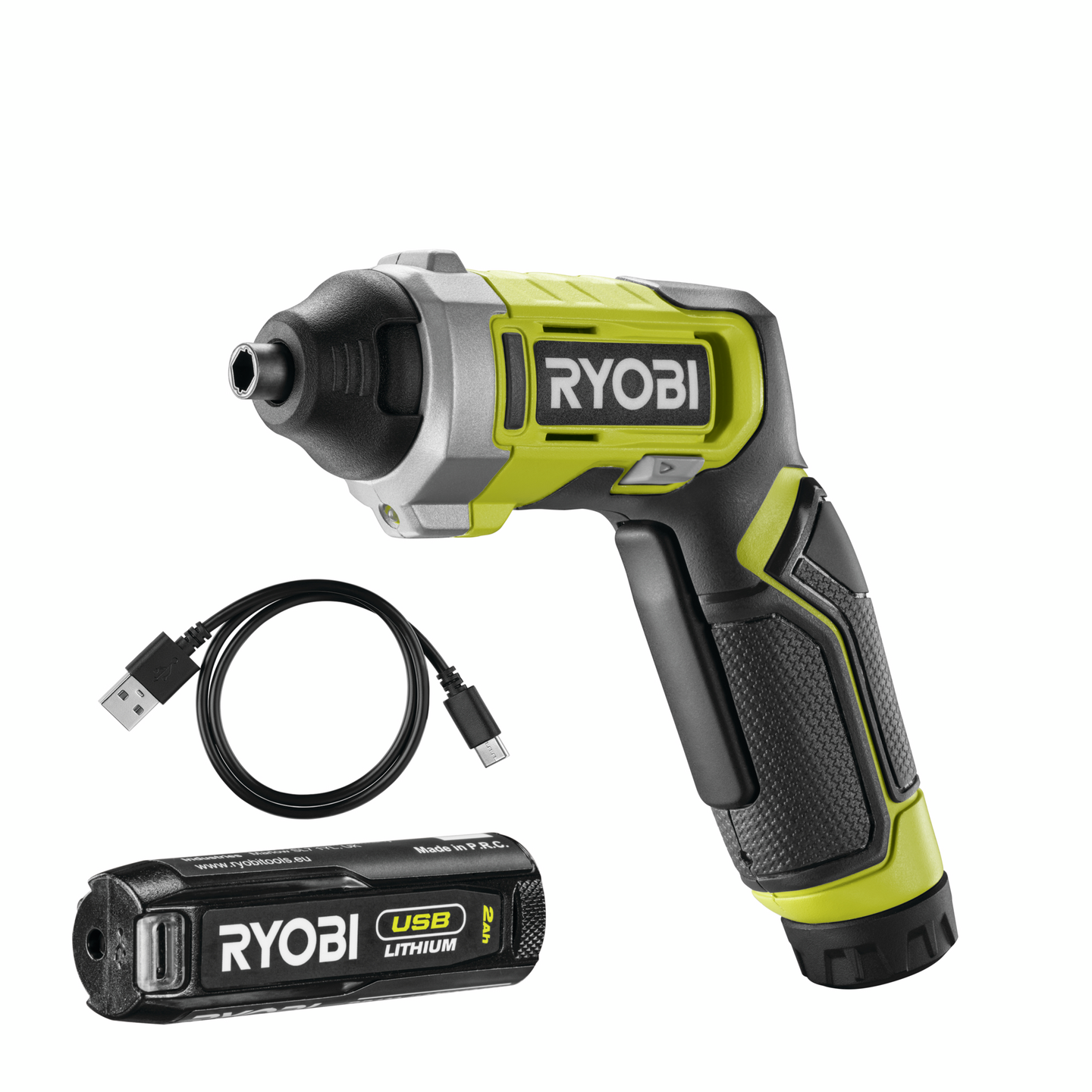 Ruuvinväännin RYOBI RSD4-120T 4V USB 2,0Ah akulla USB-Litium-sarja