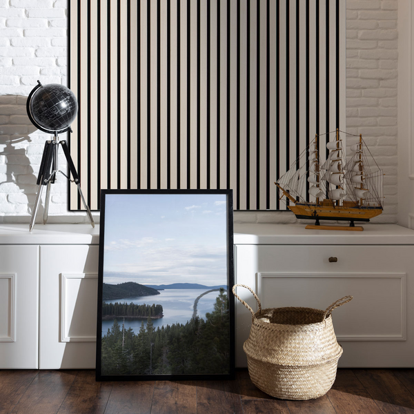 Akustiikkarimapaneeli Cello 22x600x2700mm saarni 4cm rima