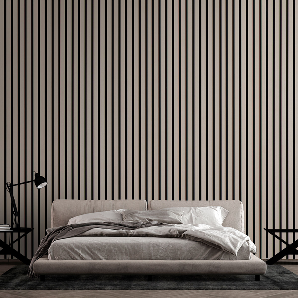 Akustiikkarimapaneeli Cello 22x600x2700mm saarni 4cm rima