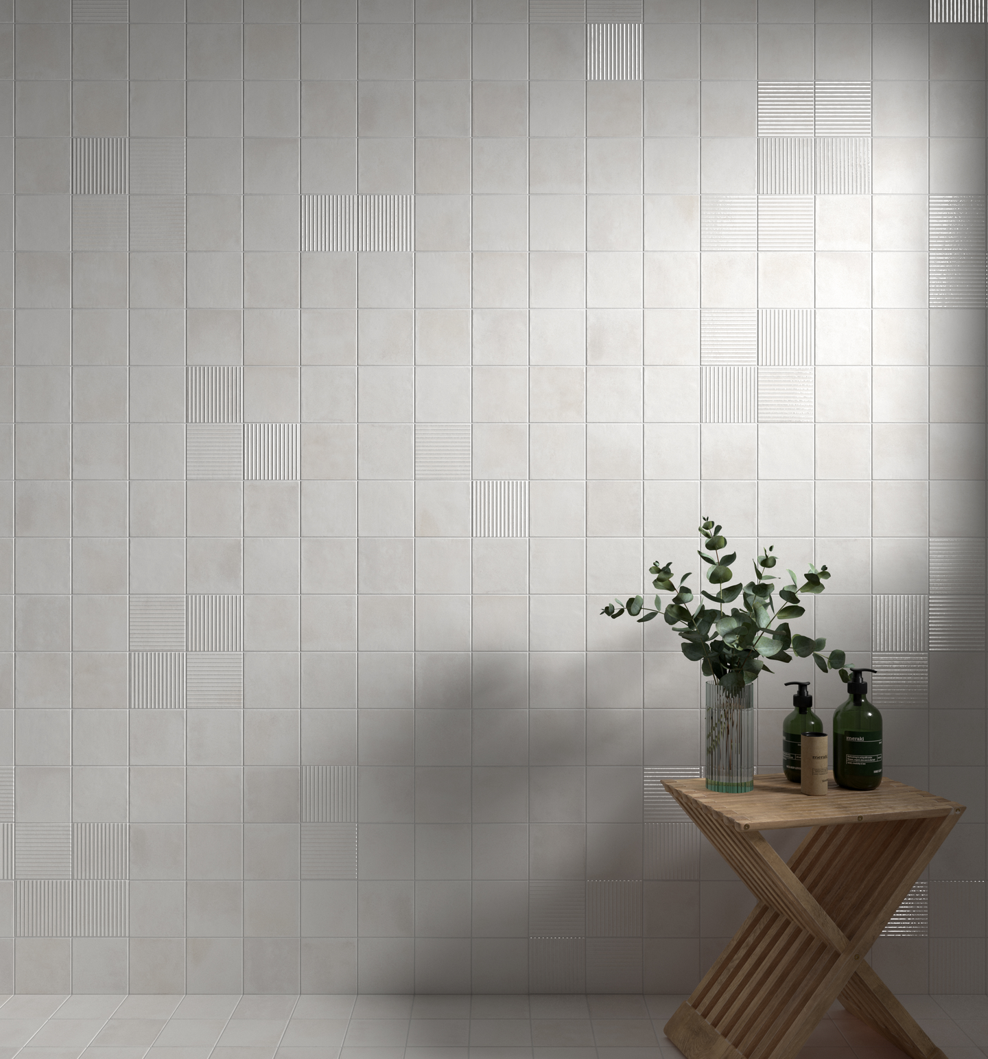 KLINKER CELLO RAKU 10X10 WHITE 0,6M2