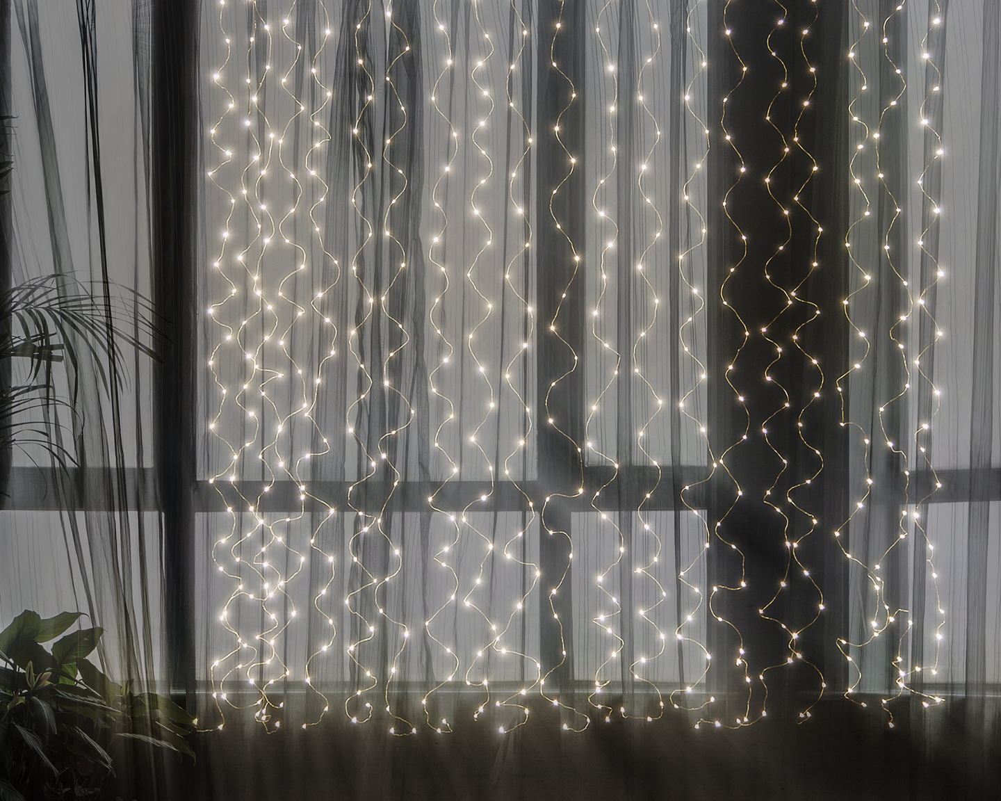 Valoverho Finnlumor 400 micro led lämmin valkoinen 20x2m