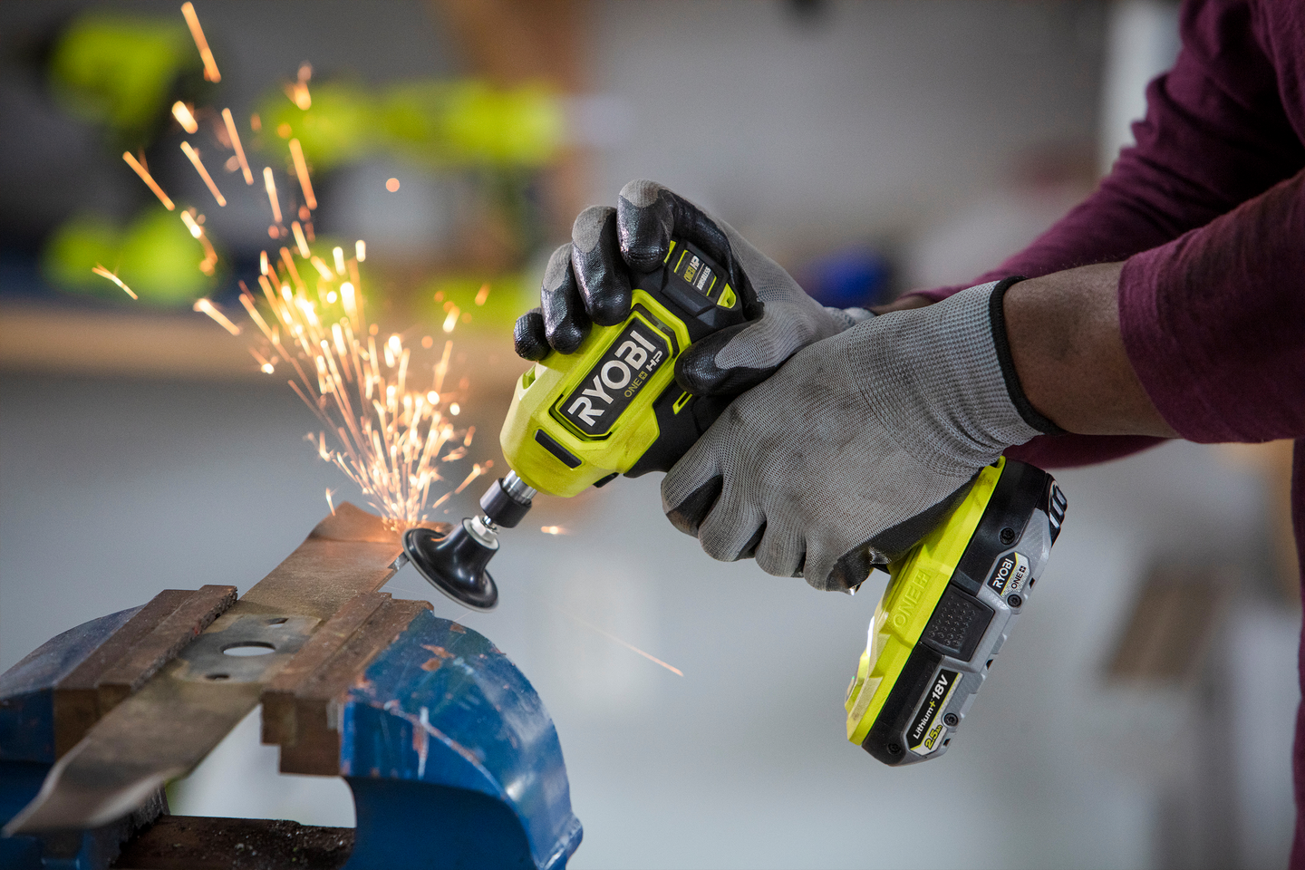 Akku Ryobi RB1825C 18V ONE+ 2,5Ah virtamittarilla