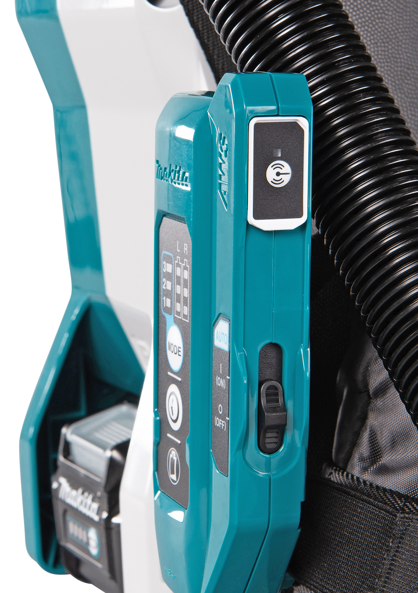 Reppuimuri Makita VC012GZ01 40V XGT, 6l työkalukiinnitys AWS runkoversio