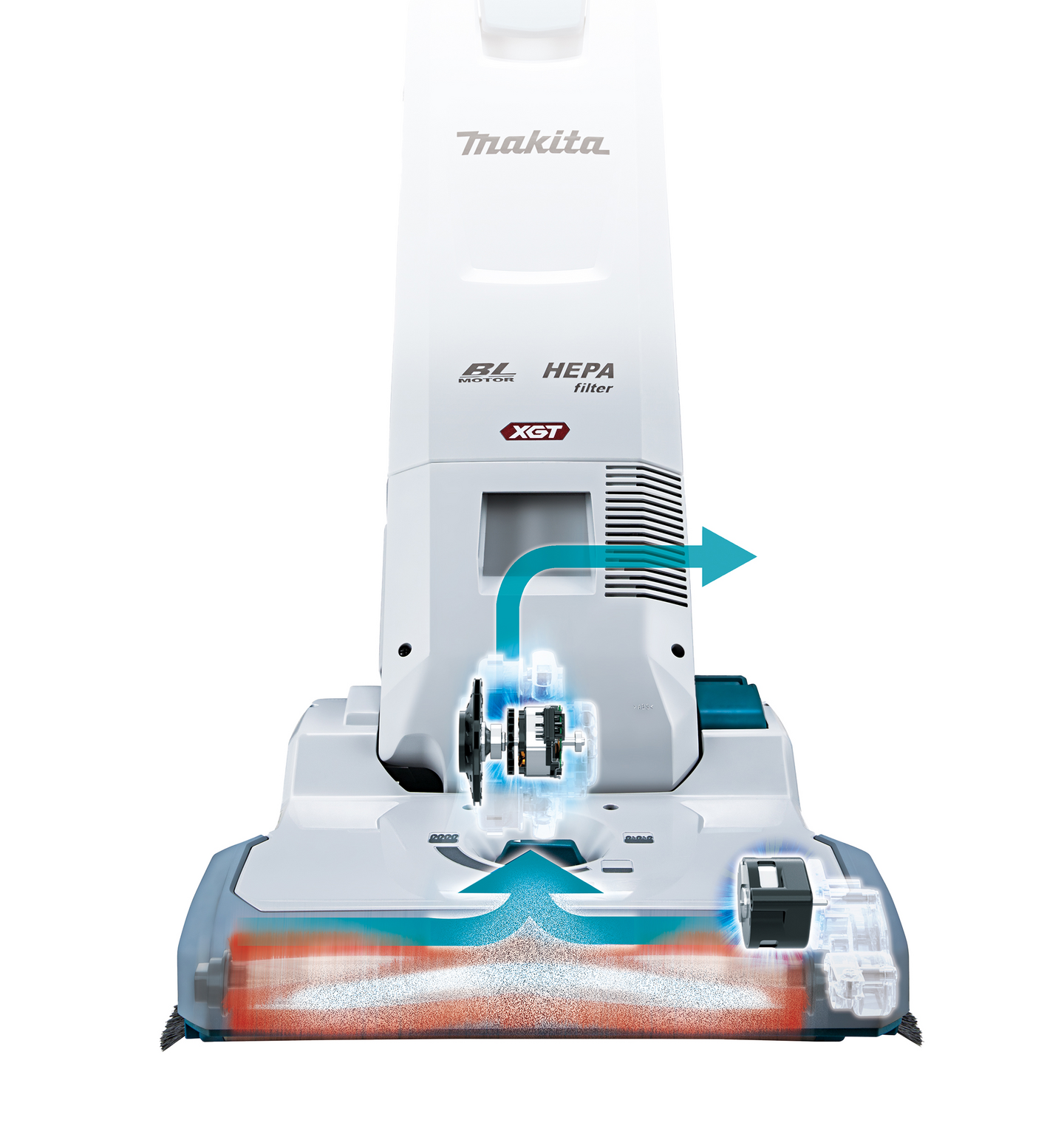 Imuri Makita VC010GZ 40V XGT tamppaava pystymalli runkoversio