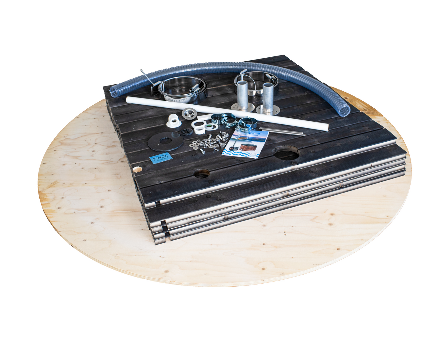 Kylpytynnyri PW-Spa TSI Classic musta/tummanharmaa