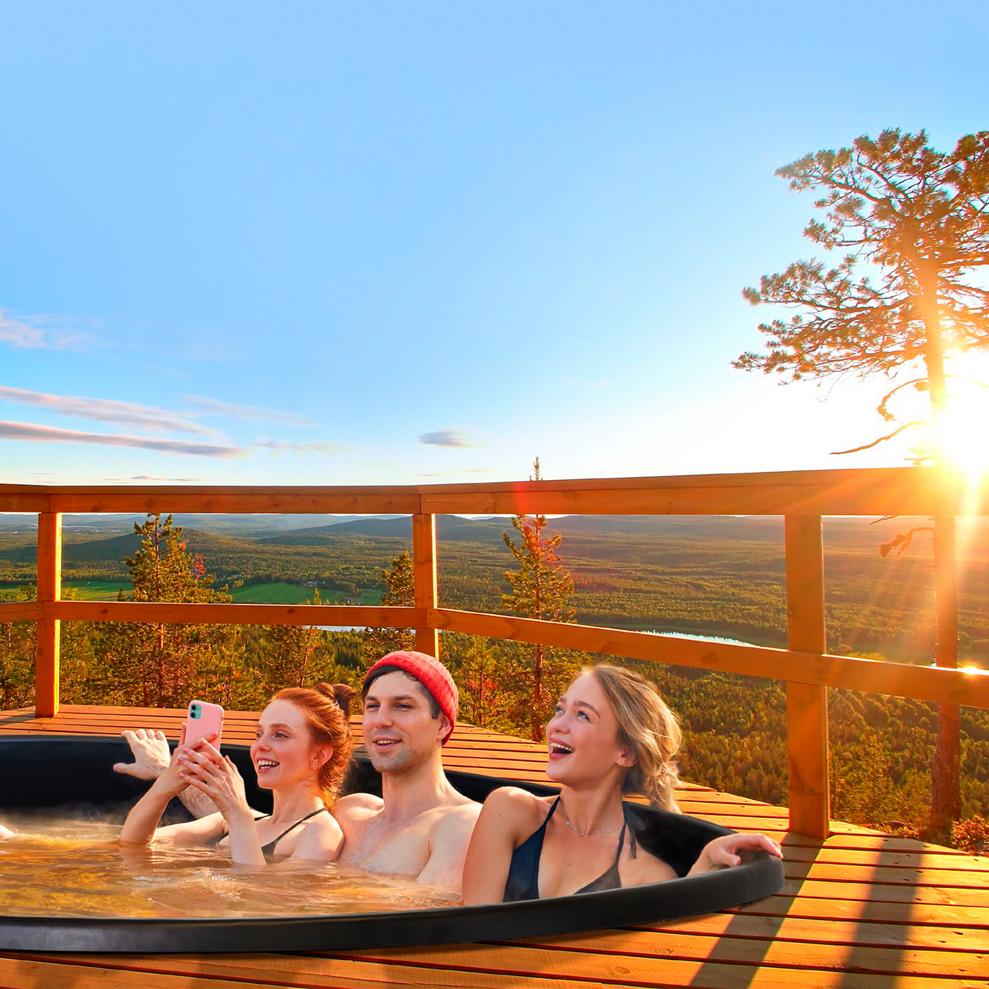 Kylpytynnyri PW-Spa Terrace graniitti