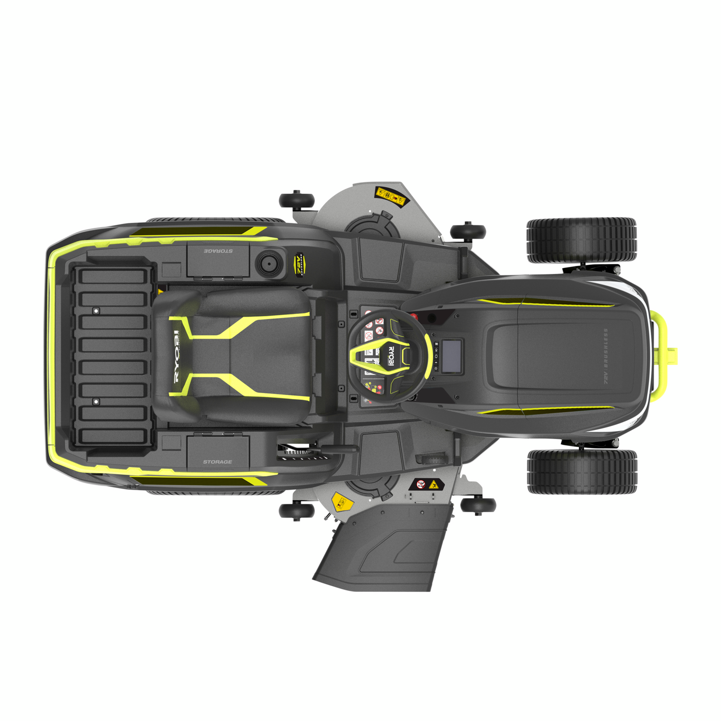 Akkuajoleikkuri Ryobi RY72TMX117-310 72V 3x10Ah