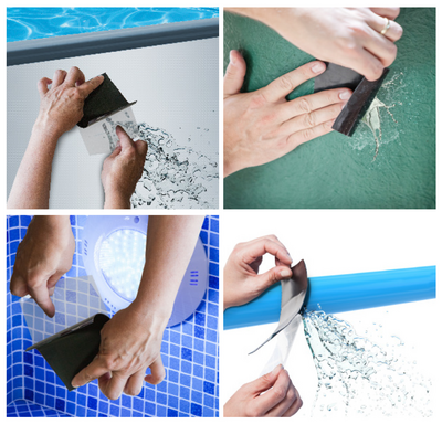 Korjausteippi magic tape musta 150x10cm