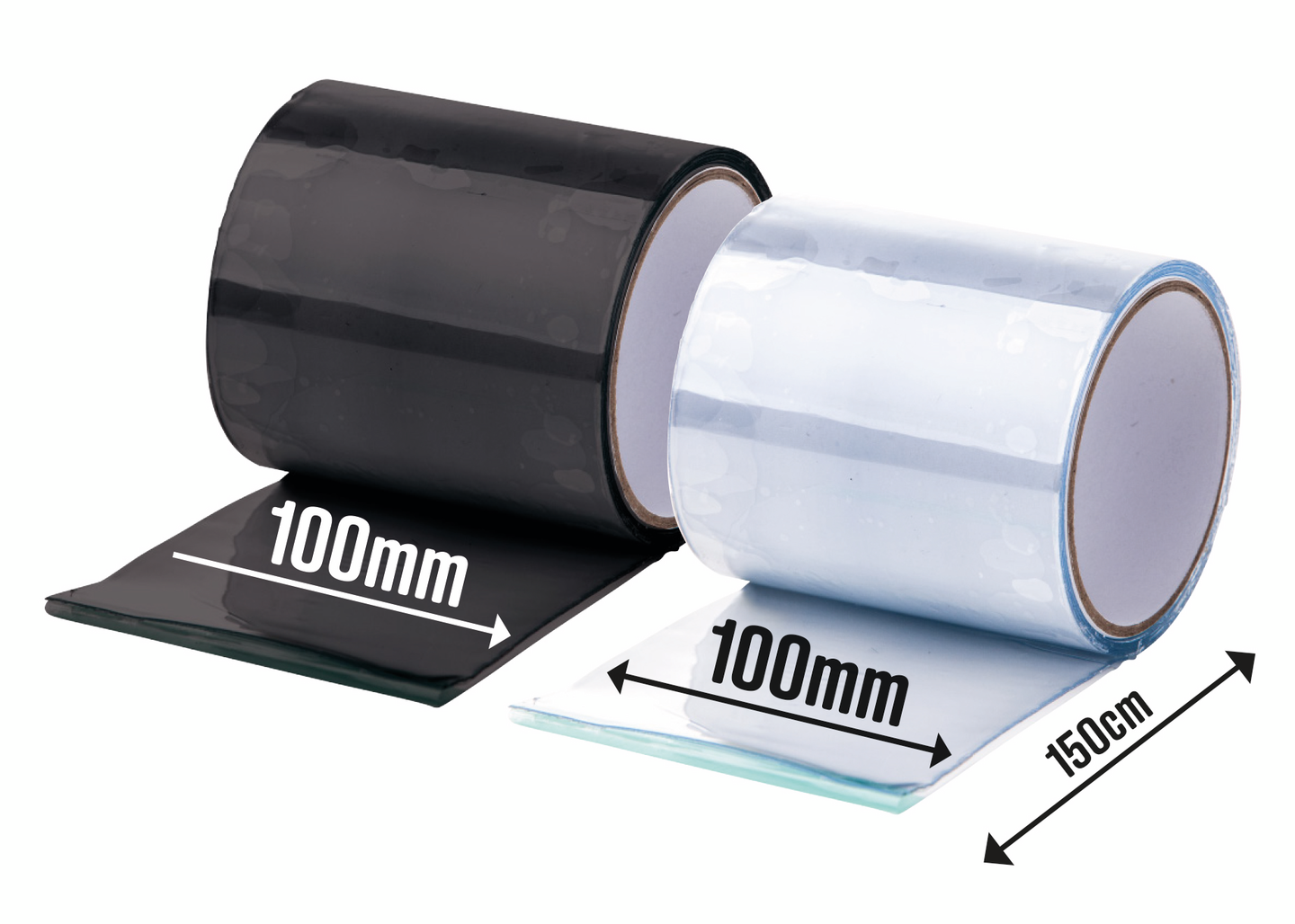 Korjausteippi magic tape musta 150x10cm