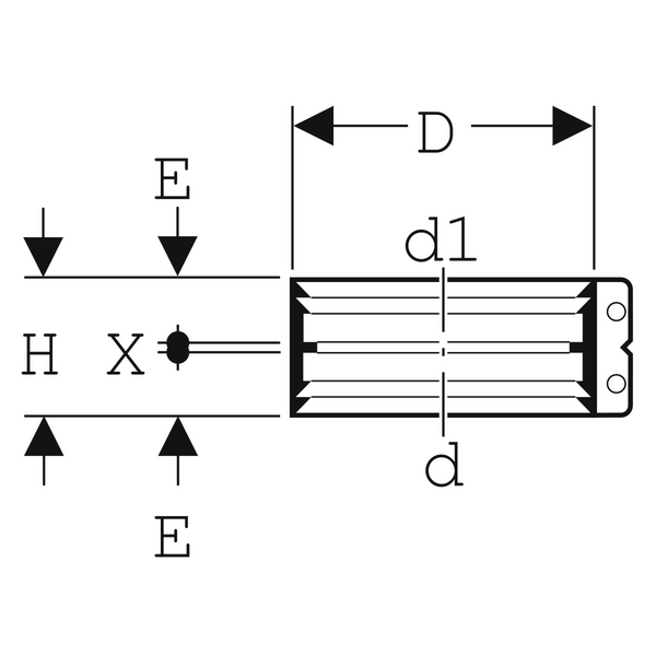 Pantaliitin Geberit Silent-DB20 108-110/108-110 RST