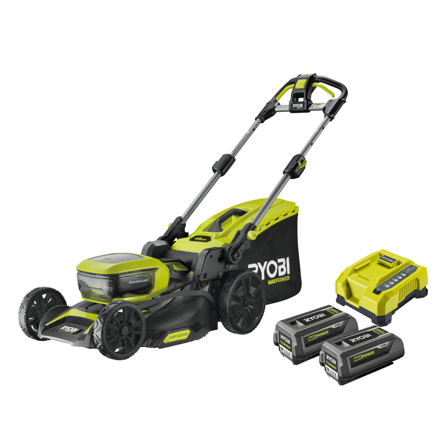 Akkuruohonleikkuri Ryobi RY36LMX46A-240 36V Max Power 2x4,0Ah