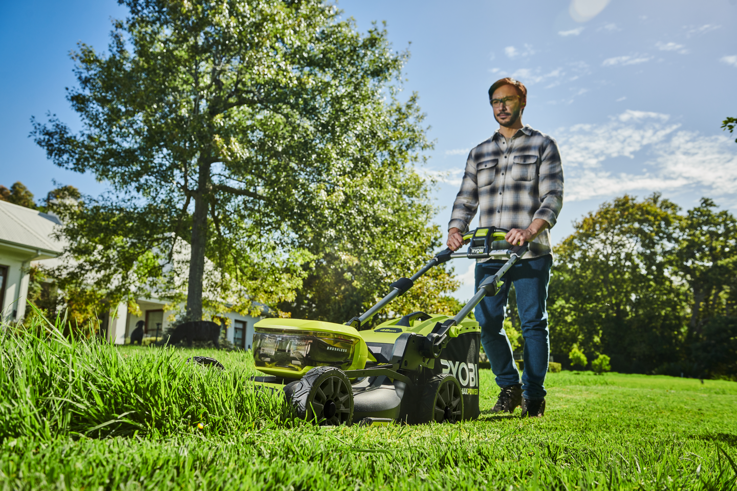 Akkuruohonleikkuri Ryobi RY36LMX46A-240 36V Max Power 2x4,0Ah