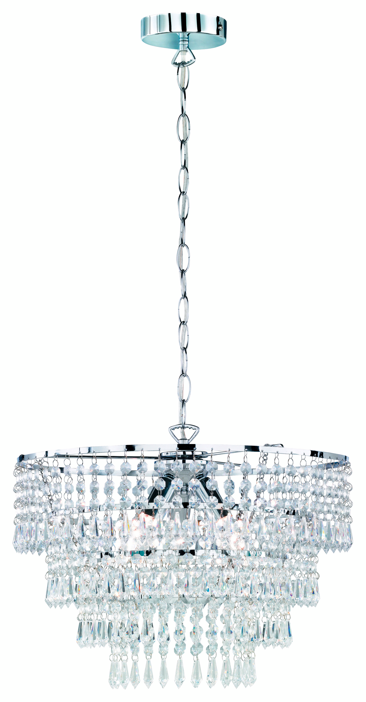 Riippuvalaisin TRIO Orient 3xE14 40W 42cm kromi