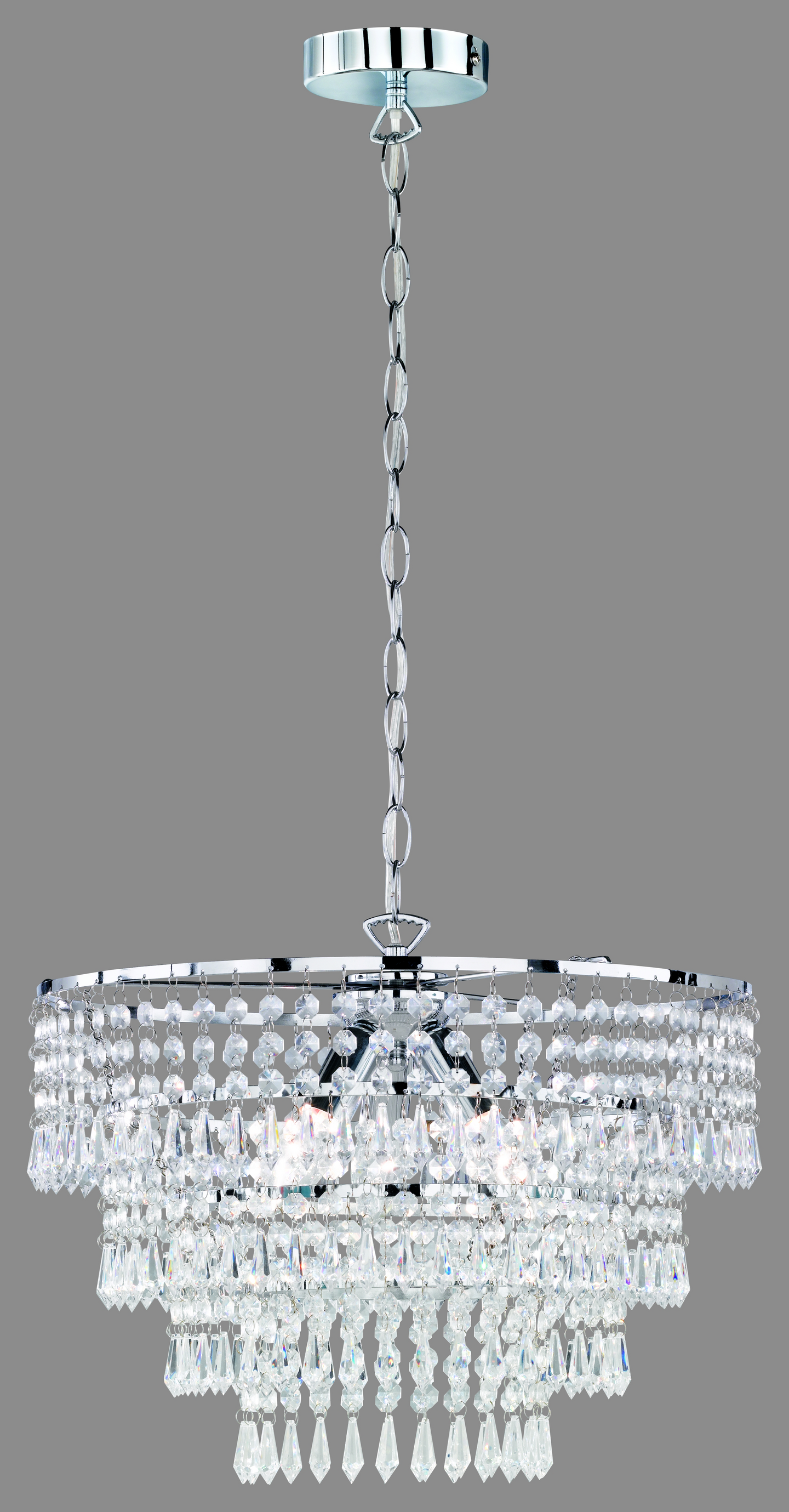 Riippuvalaisin TRIO Orient 3xE14 40W 42cm kromi