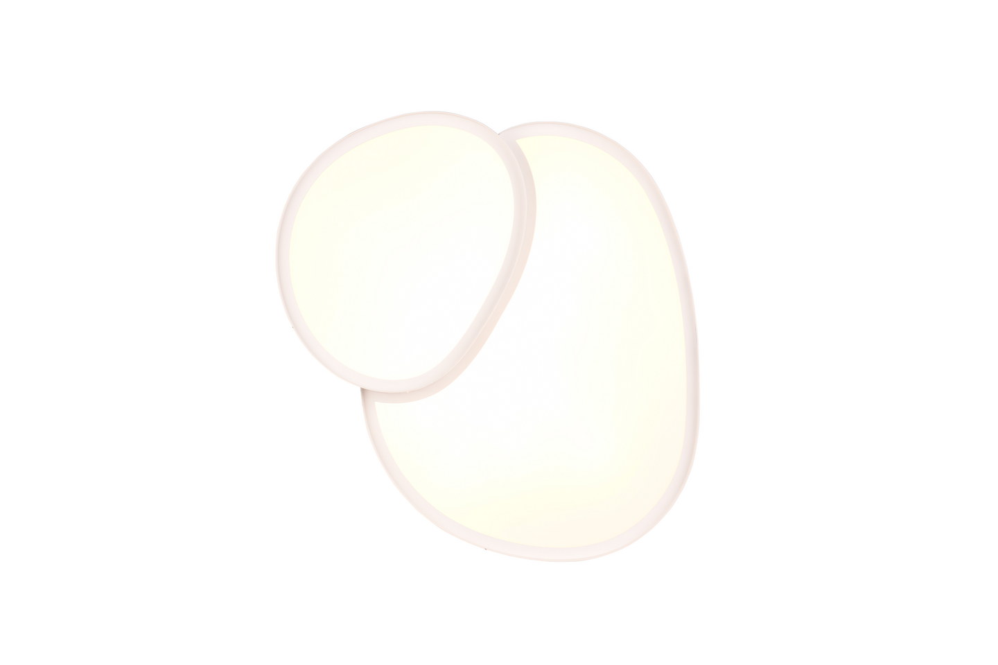 Kattovalaisin TRIO Rise led 43cm kaukosäätimellä valkoinen