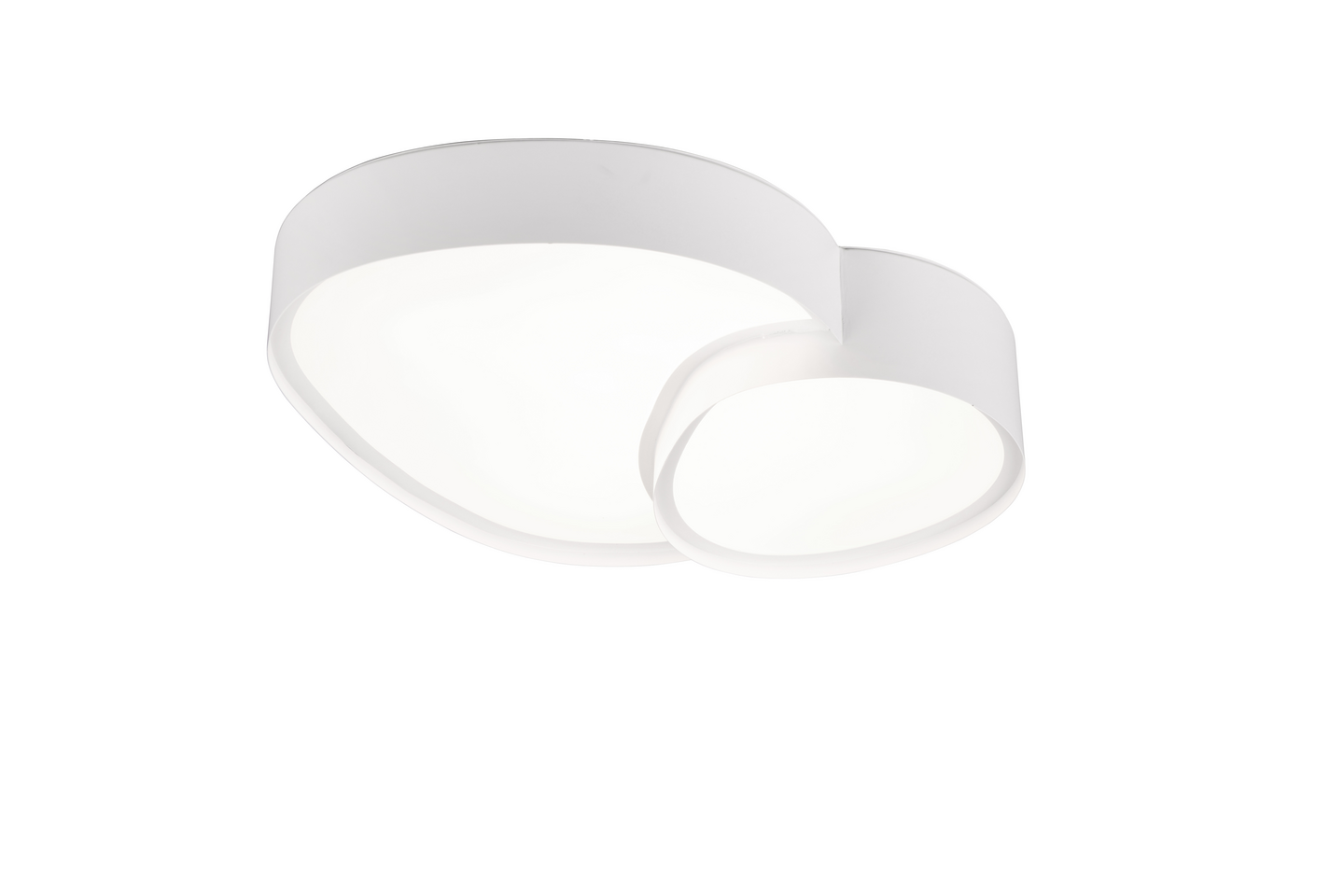 Kattovalaisin TRIO Rise led 43cm kaukosäätimellä valkoinen