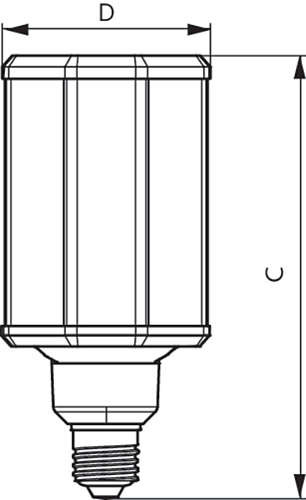 Led-lamppu Philips TrueForce HPL ND 40-28W E27 840