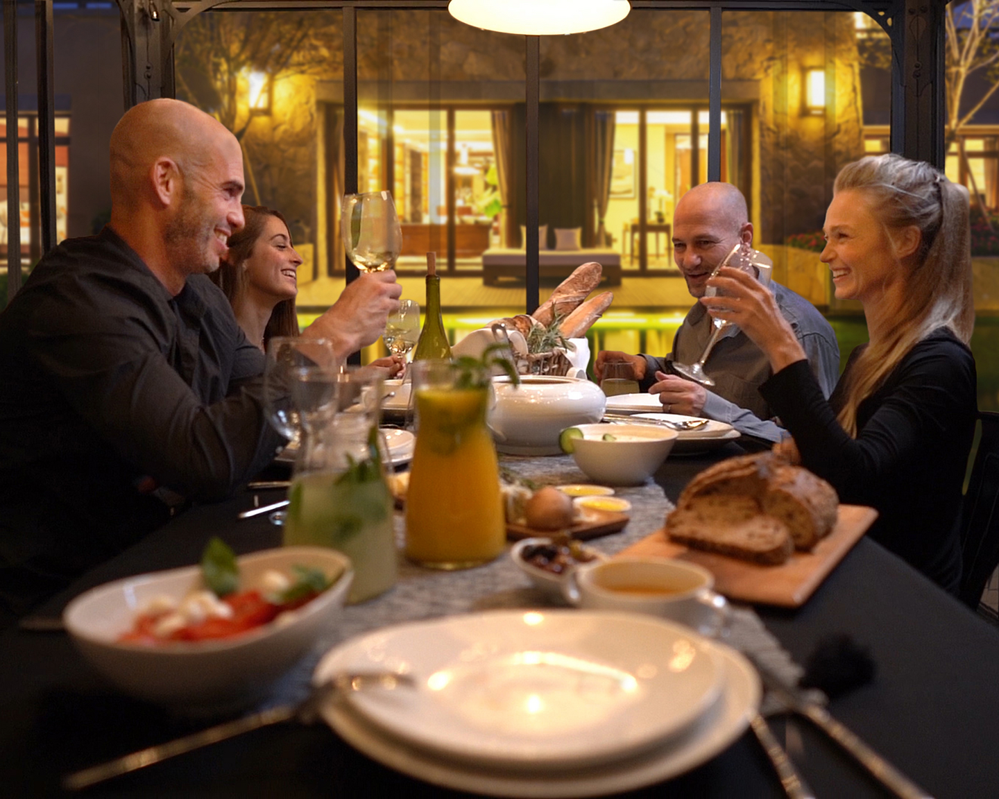 Paviljonki Palram-Canopia Ledro 3000 8,70m² harmaa