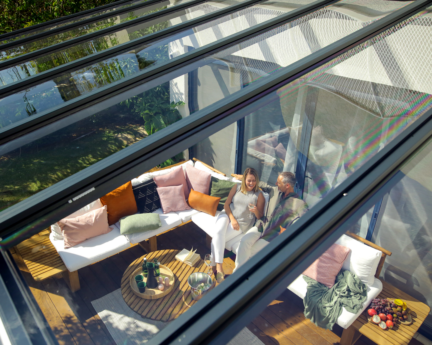 Terassikatos Canopia Stockholm 3,4x6,6m