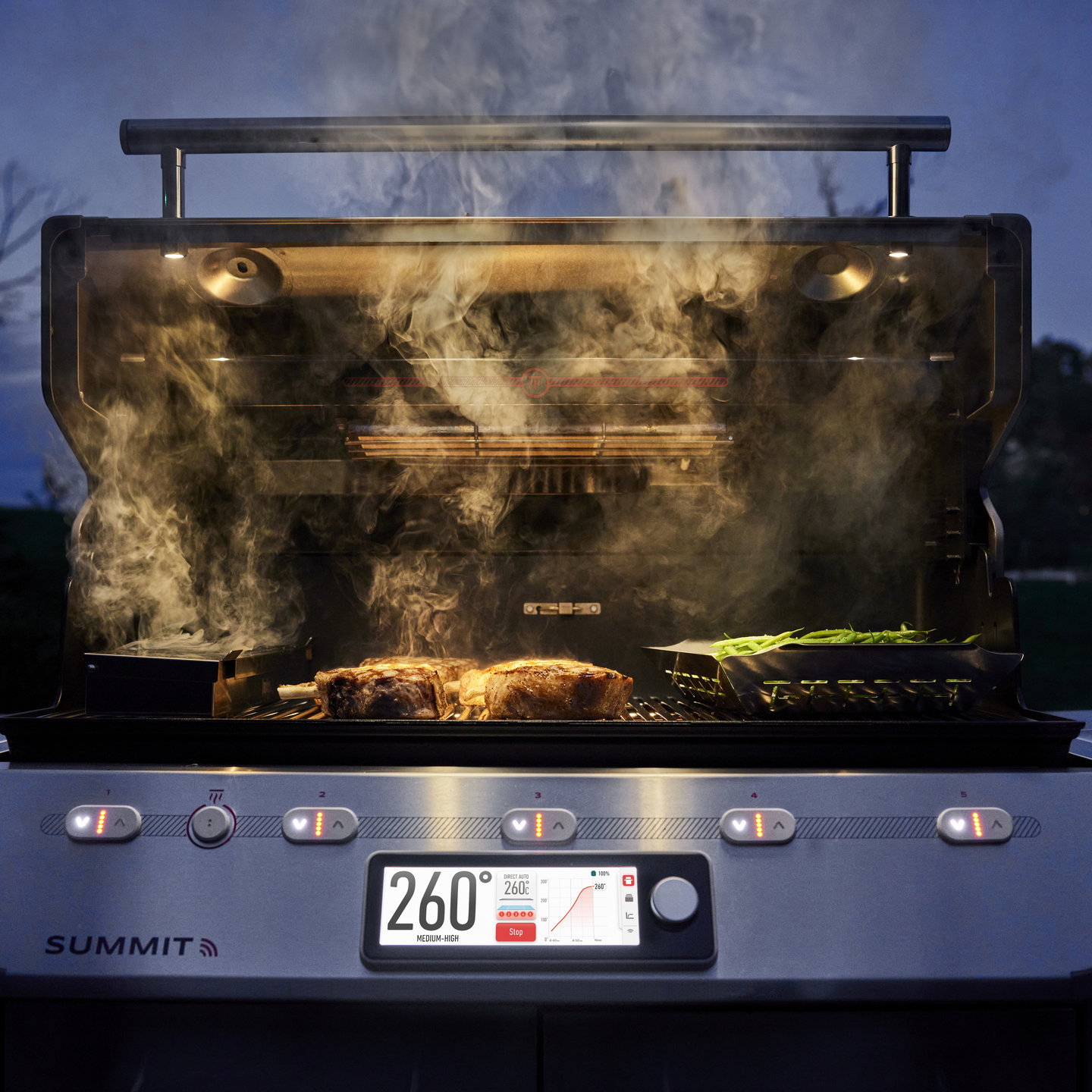 Älykaasugrilli Weber Summit Ex musta