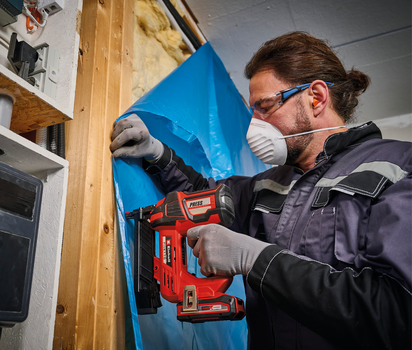 Akkuhakasnaulain Einhell Power-X-Change Fixetto 18/38 S