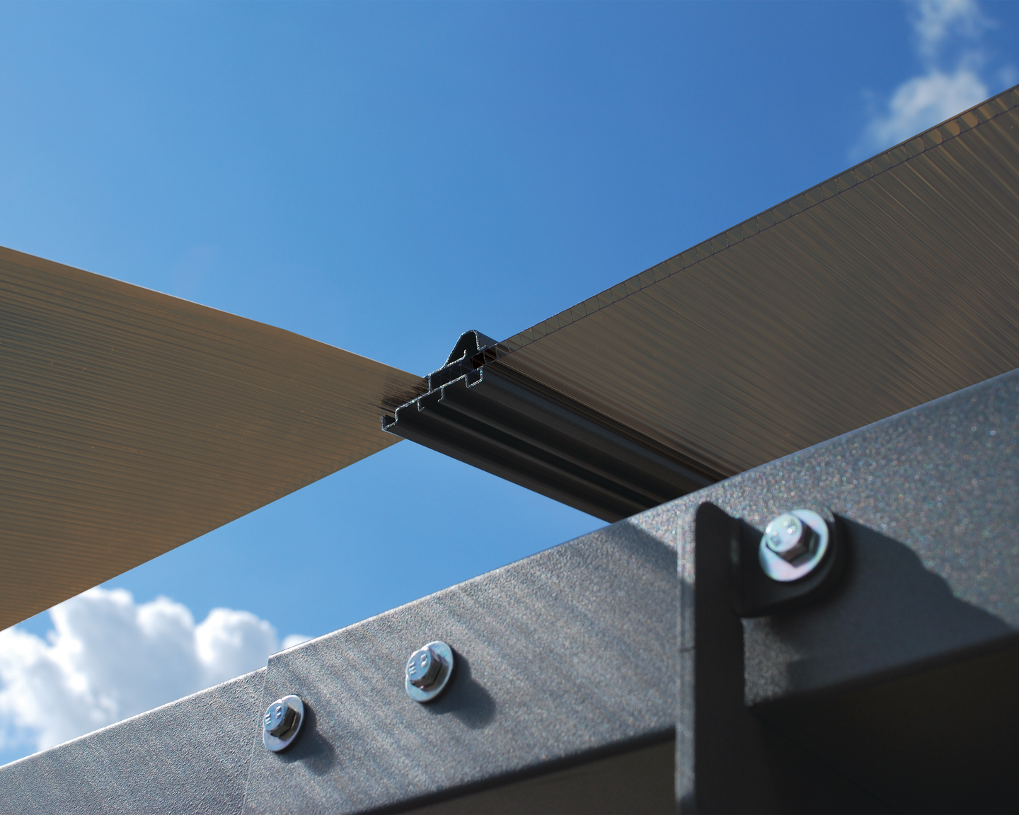 Paviljonki Canopia Tucson 3,6x4,3m harmaa