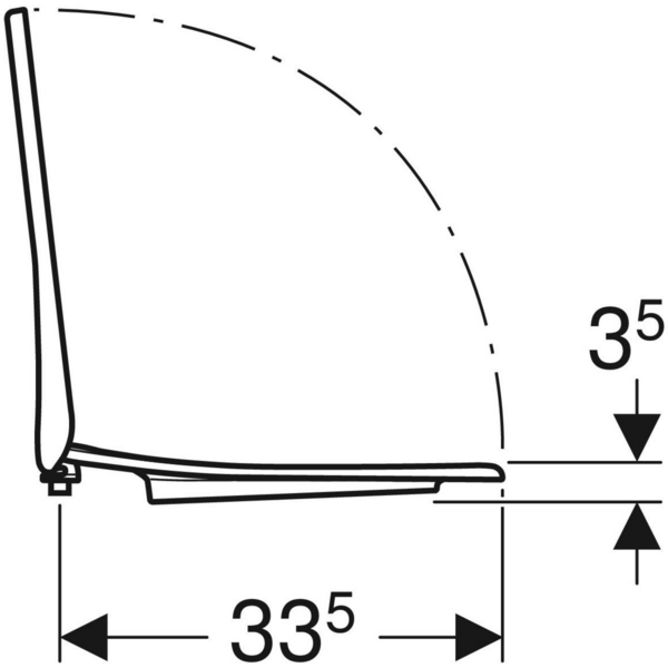 Kansi IDO lasten WC-istuimeen valkoinen 99418