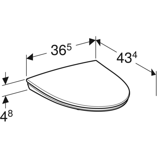 WC-istuinkansi IDO 9157110001 Glow vaaleanharmaa