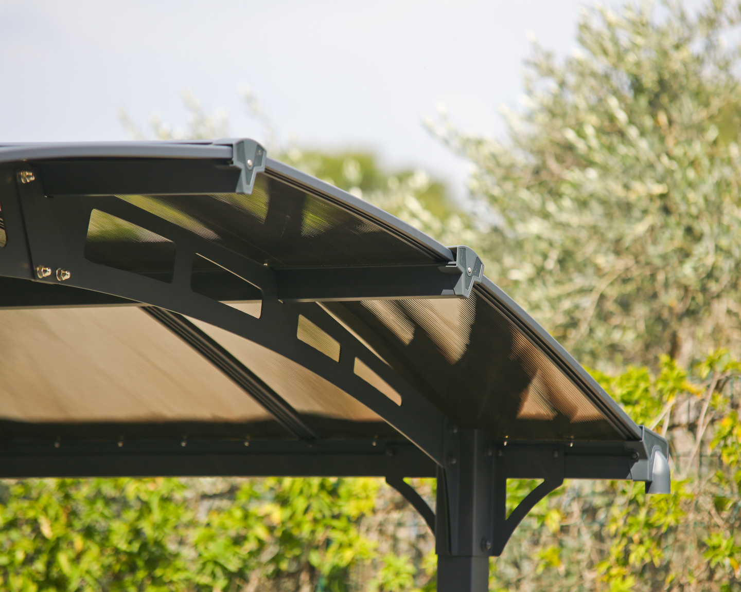 Paviljonki Canopia Tucson 3,6x5m harmaa