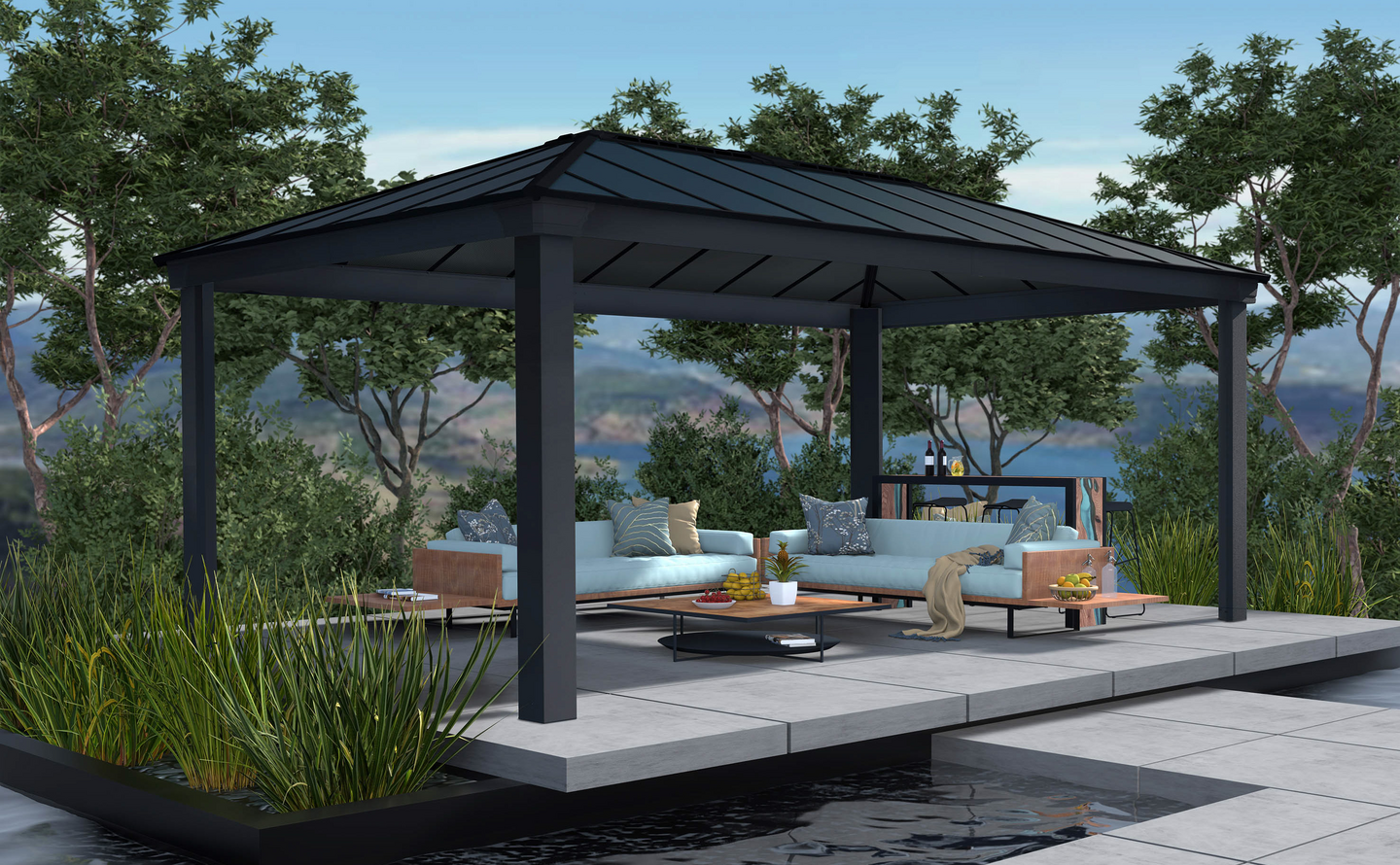 Paviljonki Canopia Dallas 3,6x6m