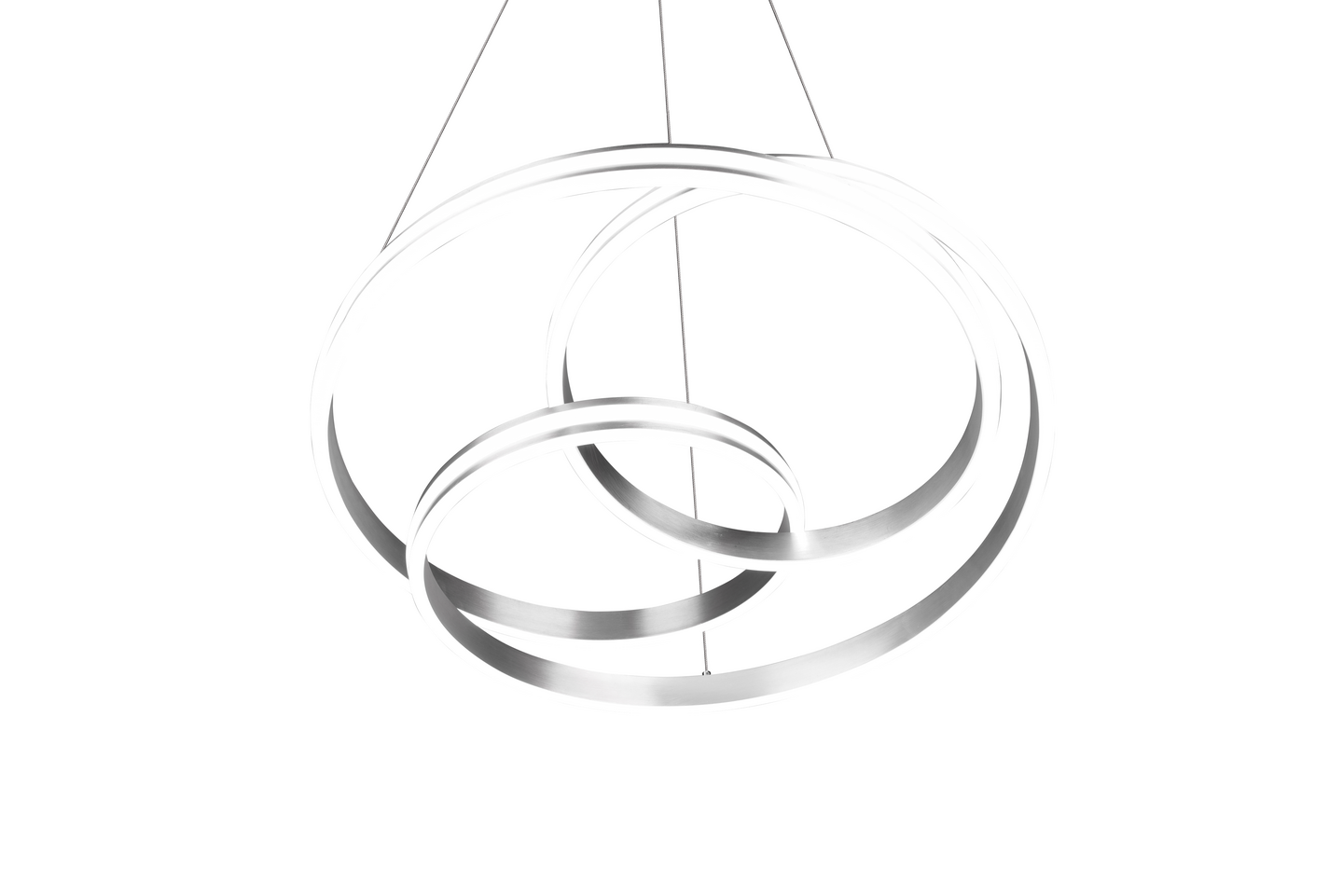 Riippuvalaisin TRIO Nuria led 7200lm harjattu teräs