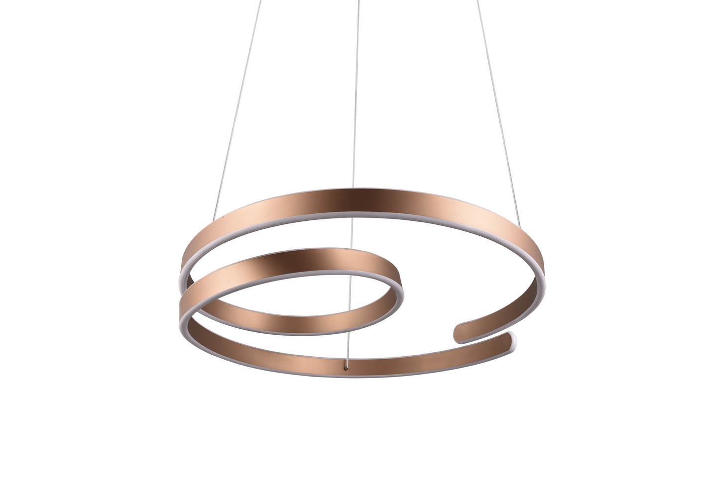 Riippuvalaisin TRIO Marnie led 8000lm 65cm kahvinruskea