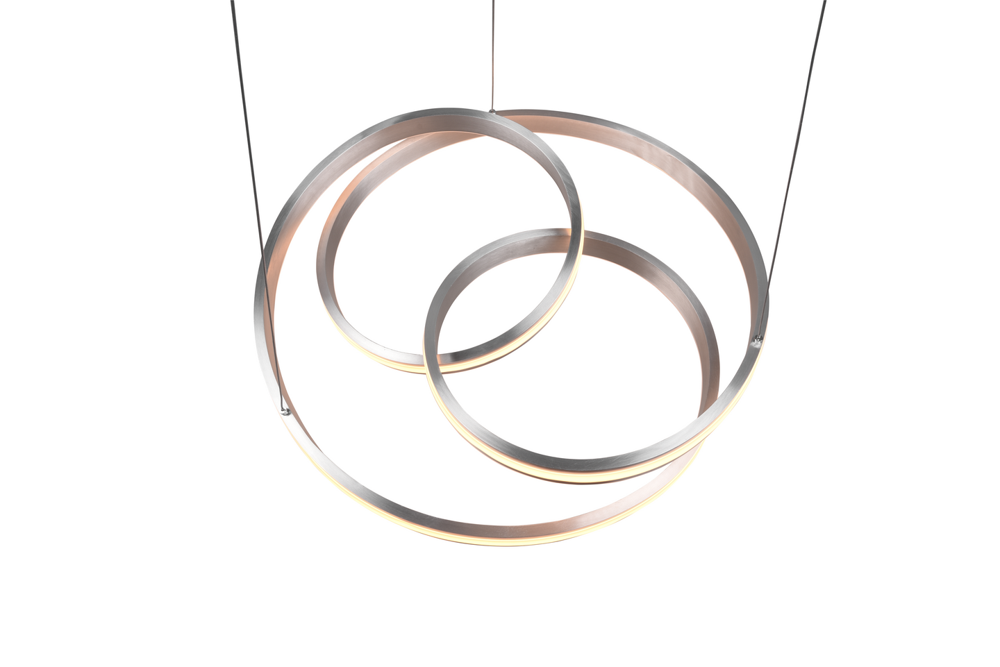 Riippuvalaisin TRIO Nuria led 7200lm harjattu teräs