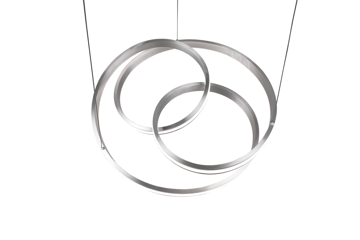 Riippuvalaisin TRIO Nuria led 7200lm harjattu teräs