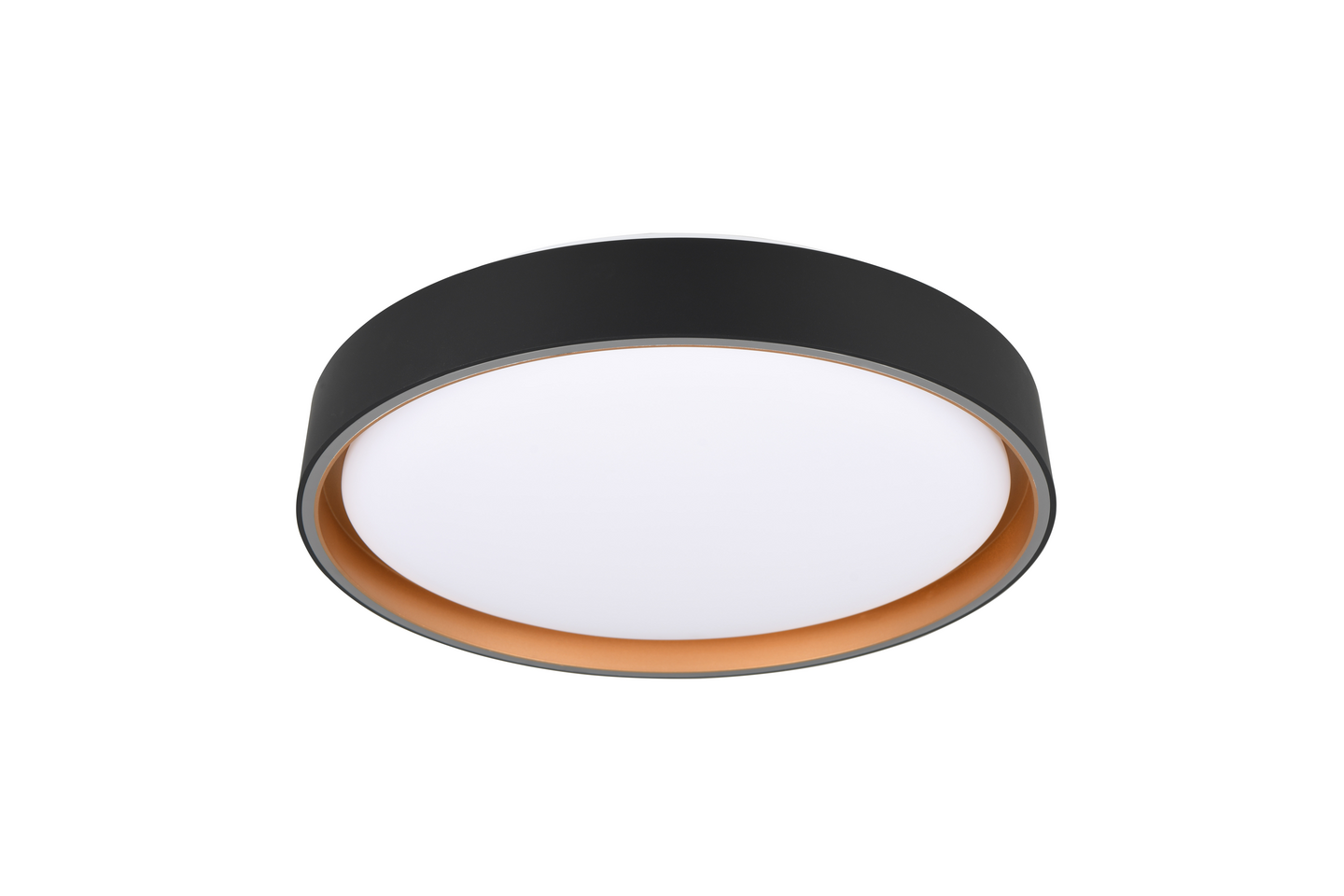 Plafondi TRIO Felis led 24W 40cm musta/kulta