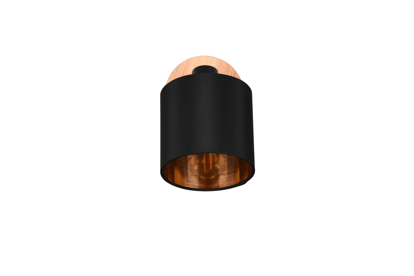 Spotti TRIO Tommy E14 1-osainen mattamusta/puu