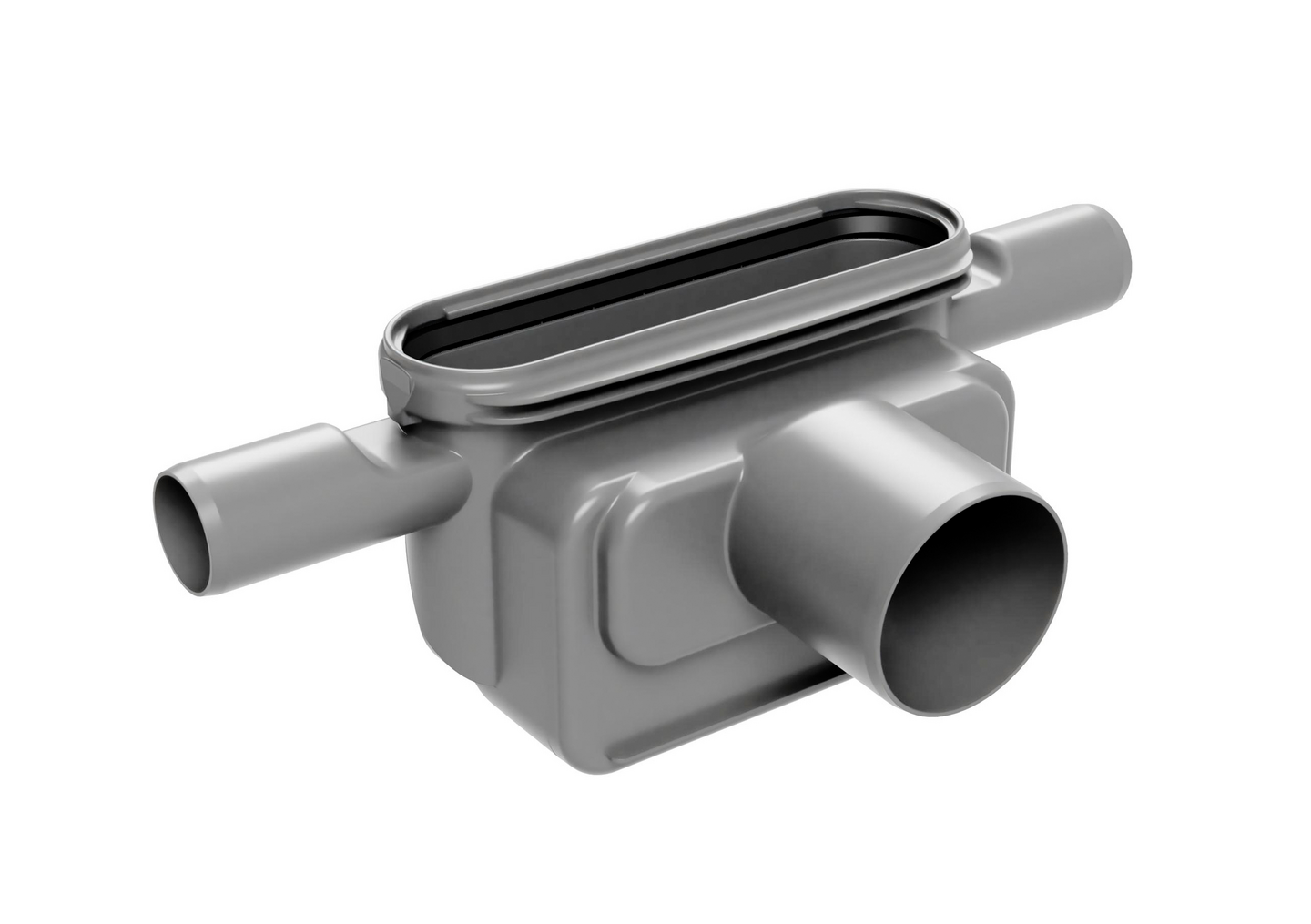 Vaakakaivo Unidrain 1443 75mm 2x32/40mm sivuliitos