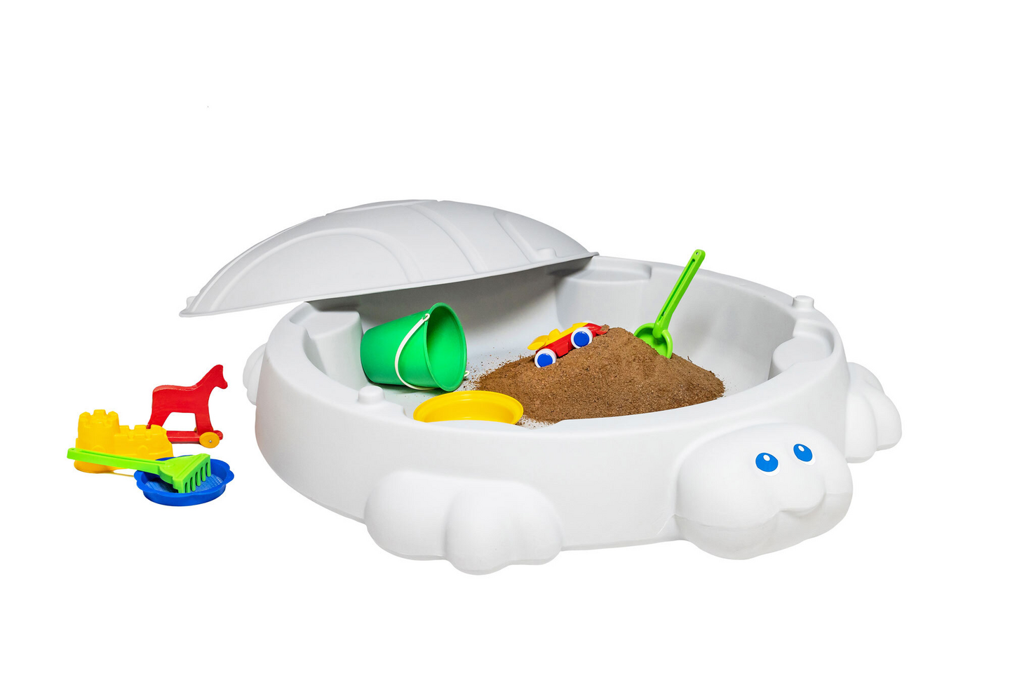 Hiekka-allas Inora Kilppari valkoinen