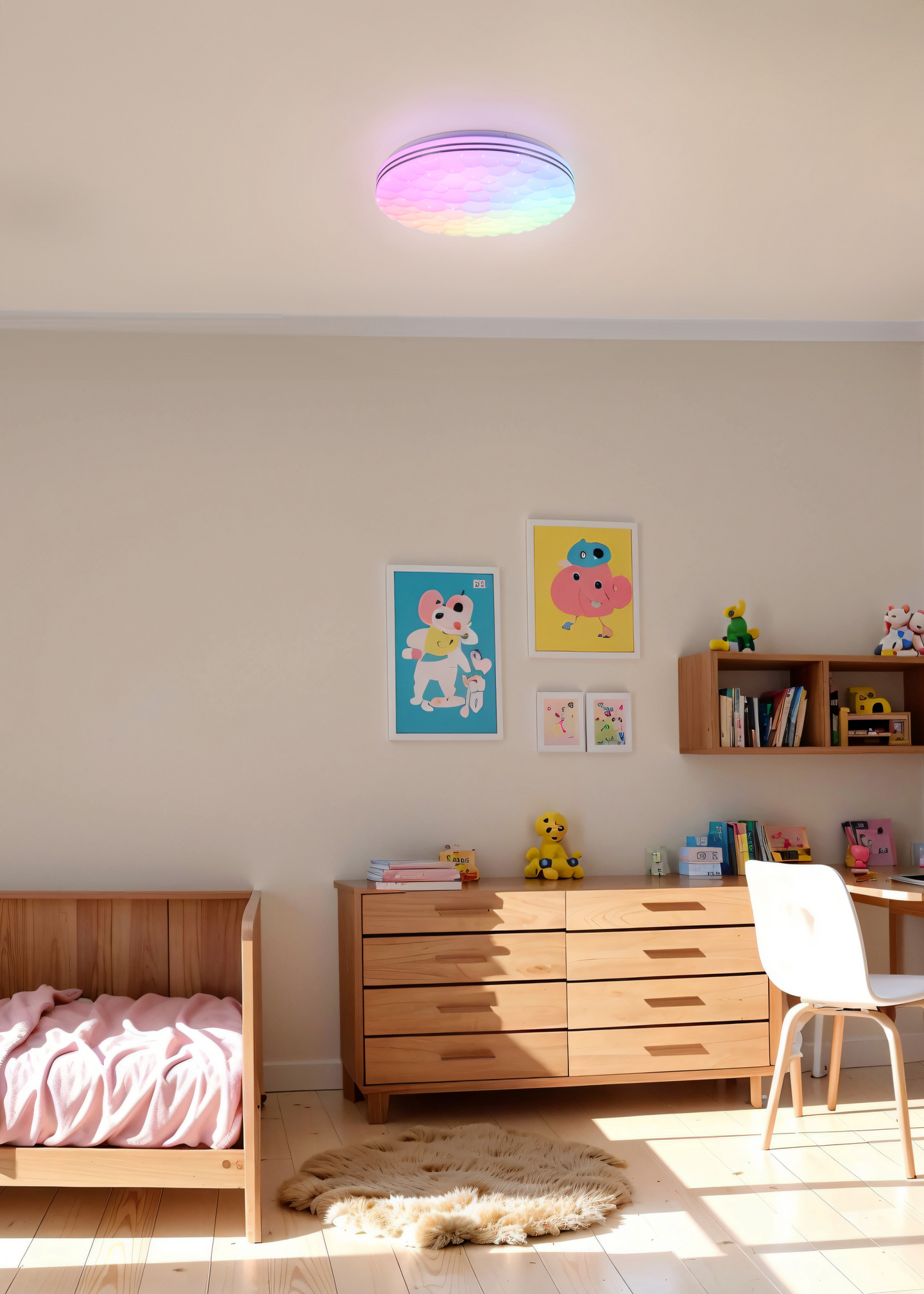 Kattovalaisin TRIO Tiger led 2500lm valkoinen RGB